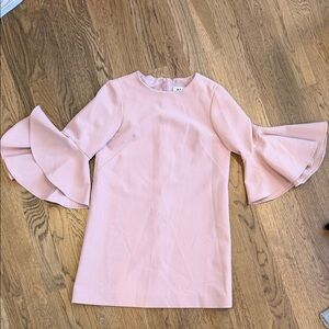 Girls Milly Mini mauve Pink Bell Sleeve Dress sz 10